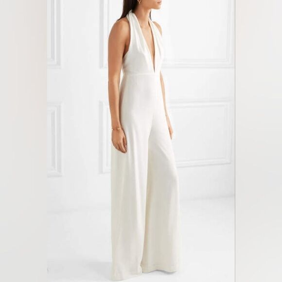 HALSTON Halter Jumpsuit NWT - Picture 2 of 14